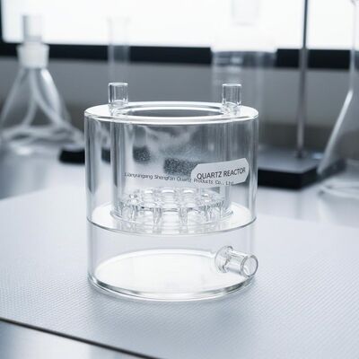 رآکتور کوارتز دو لایه ای بسیار شفاف و مقاوم در برابر خوردگی