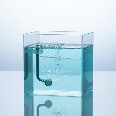 صفحه شیشه ای کوارتز مقاوم به خوردگی با نفوذ بالا برای استفاده در آزمایشگاه با دمای بالا