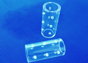 خلوص خلوص شیشه کوارتز شیشه ای Clear Crystal Cup اندازه سفارشی
