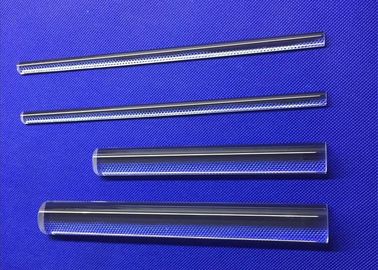 مواد شیمیایی UV کوارتز لوله میله مواد دوستدار محیط زیست 0.25-0.5mm قطر داخلی دقت بالا