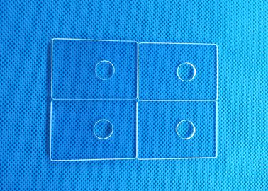 Igh Transmittance Fused Silica Substrates ضخامت سفارشی 1750-1850 ℃ صفحه ذوب کوارتز ذوب نقطه