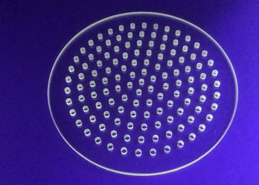 Igh Transmittance Fused Silica Substrates ضخامت سفارشی 1750-1850 ℃ صفحه ذوب کوارتز ذوب نقطه