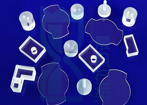 تولید کننده صفحه شیشه ای کوارتز ذوب شده نوری سفارشی با انتقال بالا