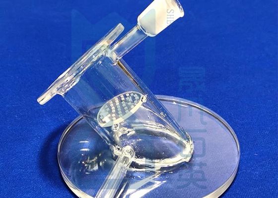 آزمایشگاه راکتور شیشه ای کوارتز با خلوص بالا آزمایشگاه شیشه ای راکتور شیشه ای راکتور شیشه ای استاندارد برای آزمایشگاه