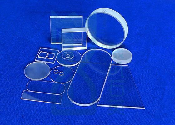 صفحه شیشه کوارتز با دمای بالا و سفارشی CNC برای دستگاه پخت