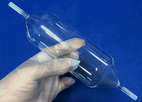 لوله شیشه‌ای کوارتز شفاف پایدار حرارتی بدون حباب هوا و با عبور نور بالا