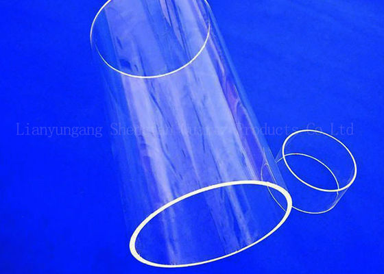 قطر بزرگ پاک کننده 2.2g / Cm3 ذوب شده سیلیکا لوله
