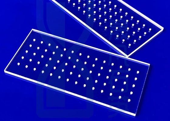 برش شفاف صفحه شیشه ای کوارتز با نفوذ بالا برای لیزر لوله کش UV