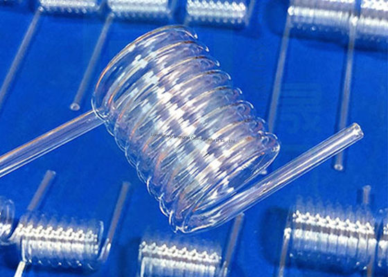 لوله شیشه ای کوارتز شفاف 300 میلی متری OD برای نور UVC با مقاومت در برابر دمای بالا