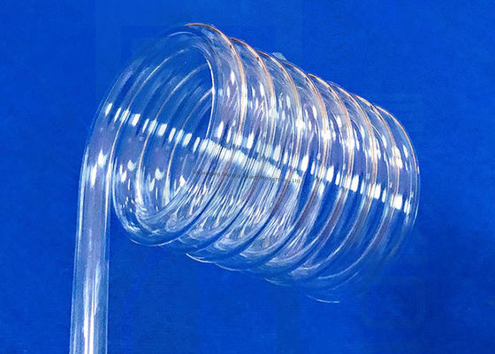 لوله شیشه ای کوارتز شفاف 300 میلی متری OD برای نور UVC با مقاومت در برابر دمای بالا