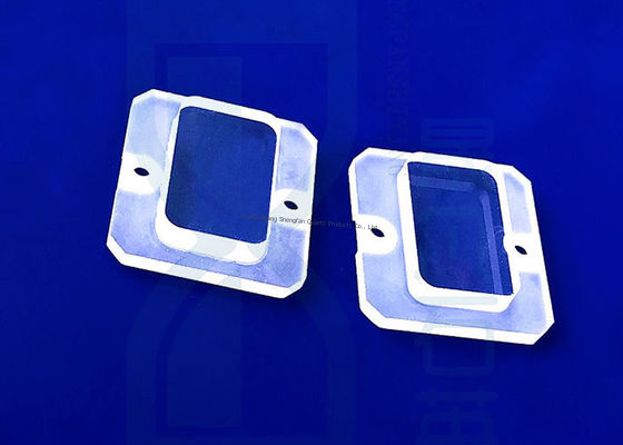 دقت بالا JGS1 JGS2 JGS3 صفحه شیشه ای کوارتز صفحه شیشه ای کوارتز فرش CNC فرآیند برش به اندازه فلوز شده سیلیس دیسک شیشه ای کوارتز