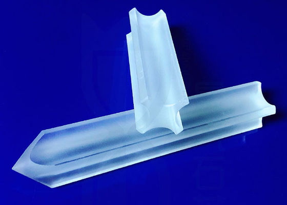 سیلندر نوری فرز میله شیشه ای کوارتز فینیش CNC Clear Fused برای نیمه هادی خورشیدی