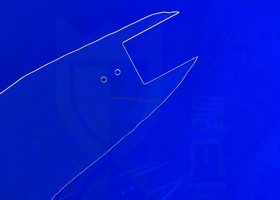 صفحه کوارتز ذوب شده درجه نظامی با اندازه قابل تنظیم و تحمل دقیق برای کاربردهای دمای بالا