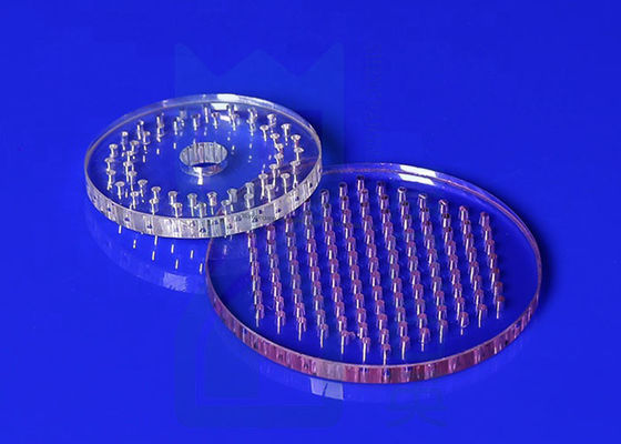 Processing Laser Drilling Transparent Quartz Glass Plate With Hole