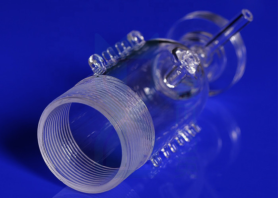 ابزار آزمایشی بوته کوارتز شفاف 2.2g/Cm3