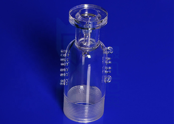 ابزار آزمایشی بوته کوارتز شفاف 2.2g/Cm3