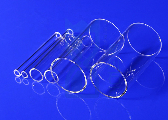 لامپ UV کوارتز آزمایش لوله راکتور شیشه ای برای لامپ های میکروب کش 100 میلی متر
