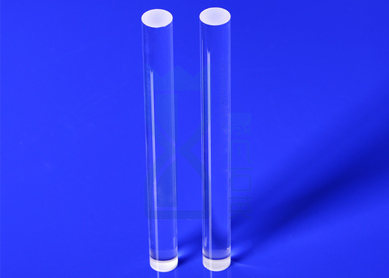 سیلندر نوری فرز میله شیشه ای کوارتز فینیش CNC Clear Fused برای نیمه هادی خورشیدی