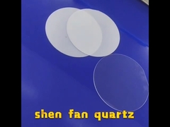 پنجره شفاف بدون حباب هوا پولیش صفحه کوارتز ذوب شده شفاف