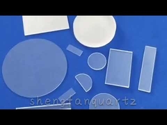 صفحه شیشه کوارتز 0.3 میلی‌متری، زیرلایه شیشه کوارتز شفاف با خلوص بالا