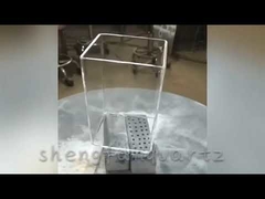 بوته شیشه کوارتز سیلیس با دمای بالا برای حرارت دادن یا مواد شیمیایی