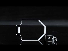 صفحه شیشه کوارتز صیقلی مستطیلی مقاوم در برابر دمای بالا