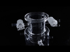 ابزار شیشه کوارتز 300 میلی‌متری سفارشی‌سازی شده برای حوزه نیمه‌رسانا