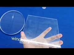 جوشکاری صفحه شیشه کوارتز تخت ورق دید نوری شیشه پنجره