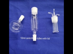 کتری راکتور آتش کوارتز Science Lab 10 - لوله شیشه ای سانتریفیوژ روغنی 100 میلی لیتری