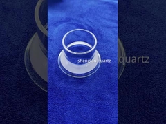 کارخانه سفارشی آزمایشگاه با دمای بالا مقاوم کوارتز بال سر کاسه