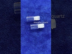 لوله های شیشه ای کوارتز شفاف 300mm OD UVC Light