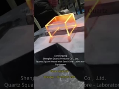 ظرف های کوارتزی با دمای بالا و مقاومت در برابر خوردگی و سیلی مربع کوارتزی