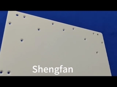 فلنج لوله کوارتز کوره با اتصالات بزرگ شفاف با خلوص بالا