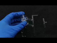 راکتور فوتوکاتالیستی شیشه ای آزمایشگاهی کوارتز سفارشی دمای بالا