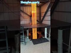 لوله شیشه ای کوارتز بزرگ با کیفیت بالا