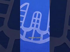 صفحه شیشه ای کوارتز مقاوم در برابر حرارت مربع شکل برای نمایش نیمه هادی را مشاهده کنید