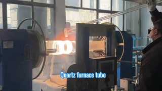لوله های شیشه ای کوارتز ذوب شده با قطر بالا و مقاوم در برابر دمای بالا